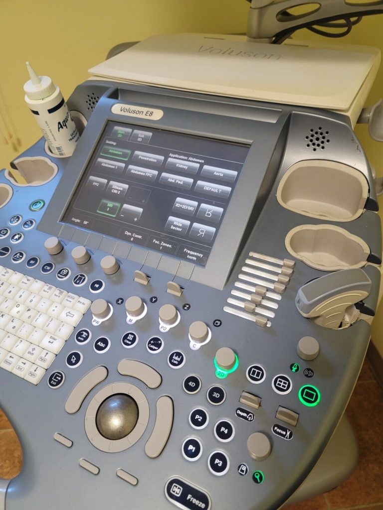GE voluson E8 ultrasound machine w/ probe | Ultrasound Machines - Guide & Reviews |