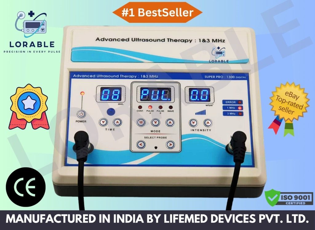 Two Head Ultrasound Therapy 1 and 3 Mhz LCD Ultrasound 50 Program preset machine | Ultrasound Machines - Guide & Reviews |